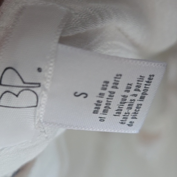 NWT BP Nordstrom White Linen Swing Tank Top Size Small - Picture 3 of 6